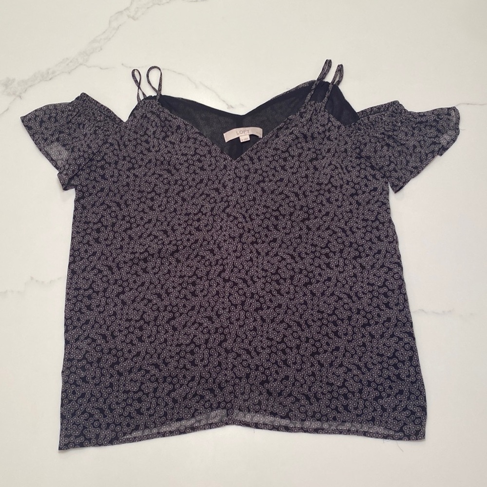LOFT Black Tank Top